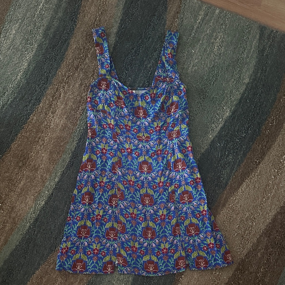 Free People Multicolor Floral Mini Dress